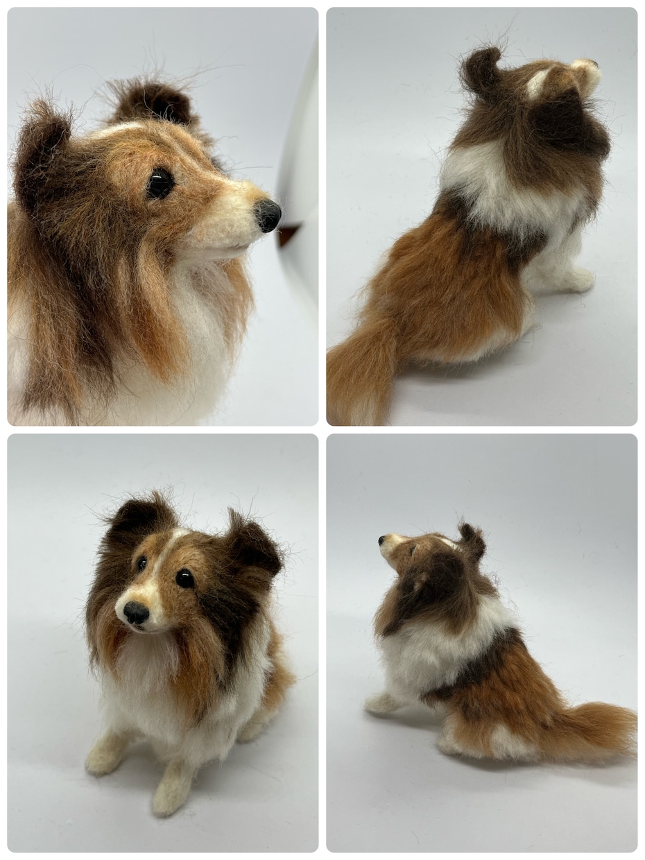 羊毛フェルトで作るリアルな犬の制作方法になります 愛犬さんを羊毛フェルトで作ってみませんか？ イメージ4