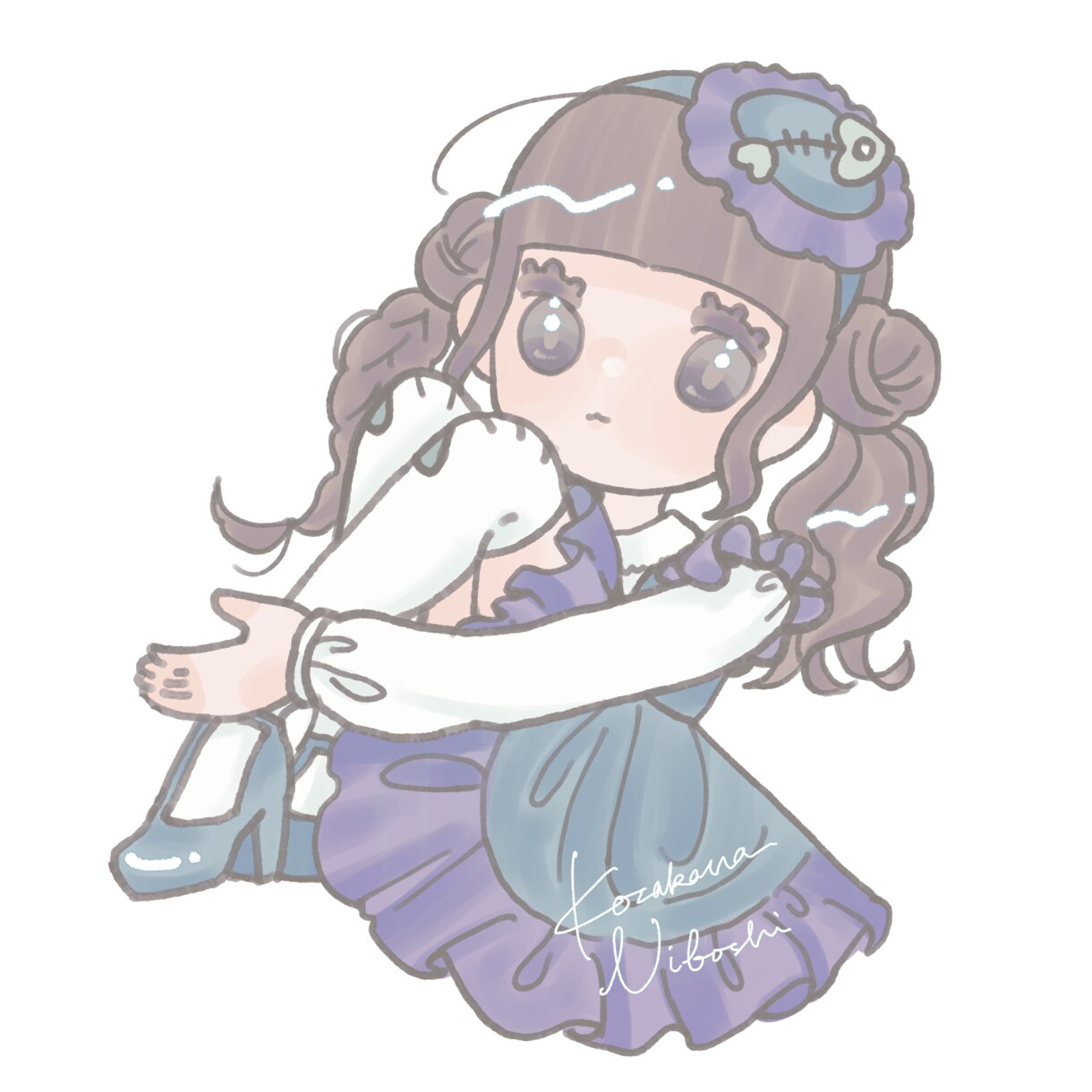 商用利用可◆ふわふわ・かわいい♡イラスト制作します ふわふわ系のかわいいイラスト！ イメージ5