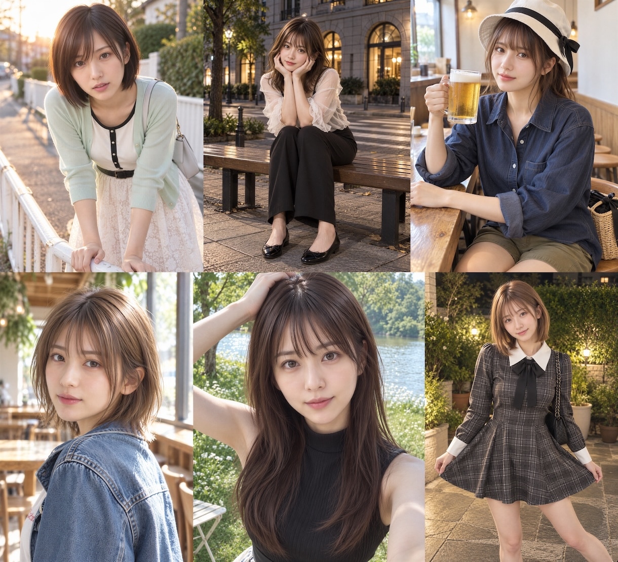 架空のAI美女を作るChatGPT設定を届けます 好みの顔から衣装・場所・ポーズまで、自分だけの写真へ イメージ7
