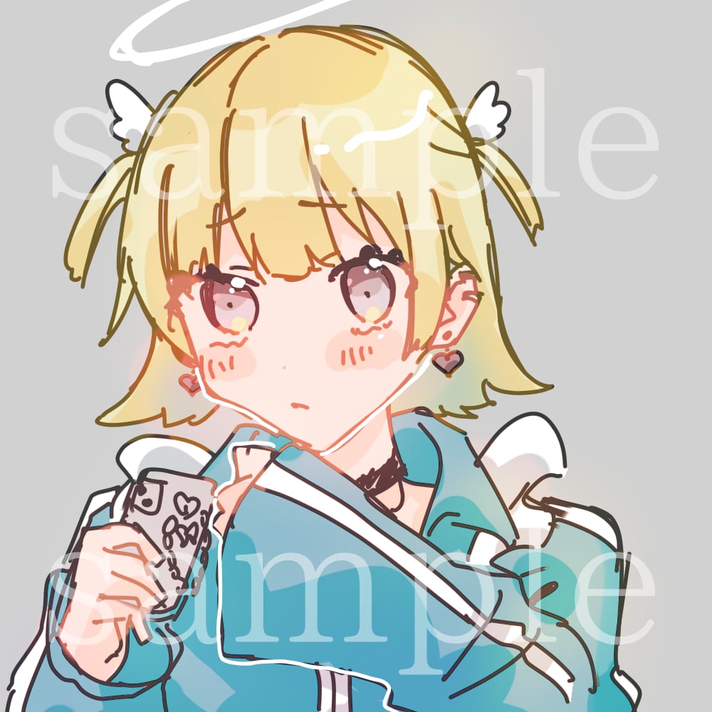 SNSで映えるかわいいアイコンラフイラスト描きます 遠目で見て映える、ざっくりしたアイコンイラスト イメージ2