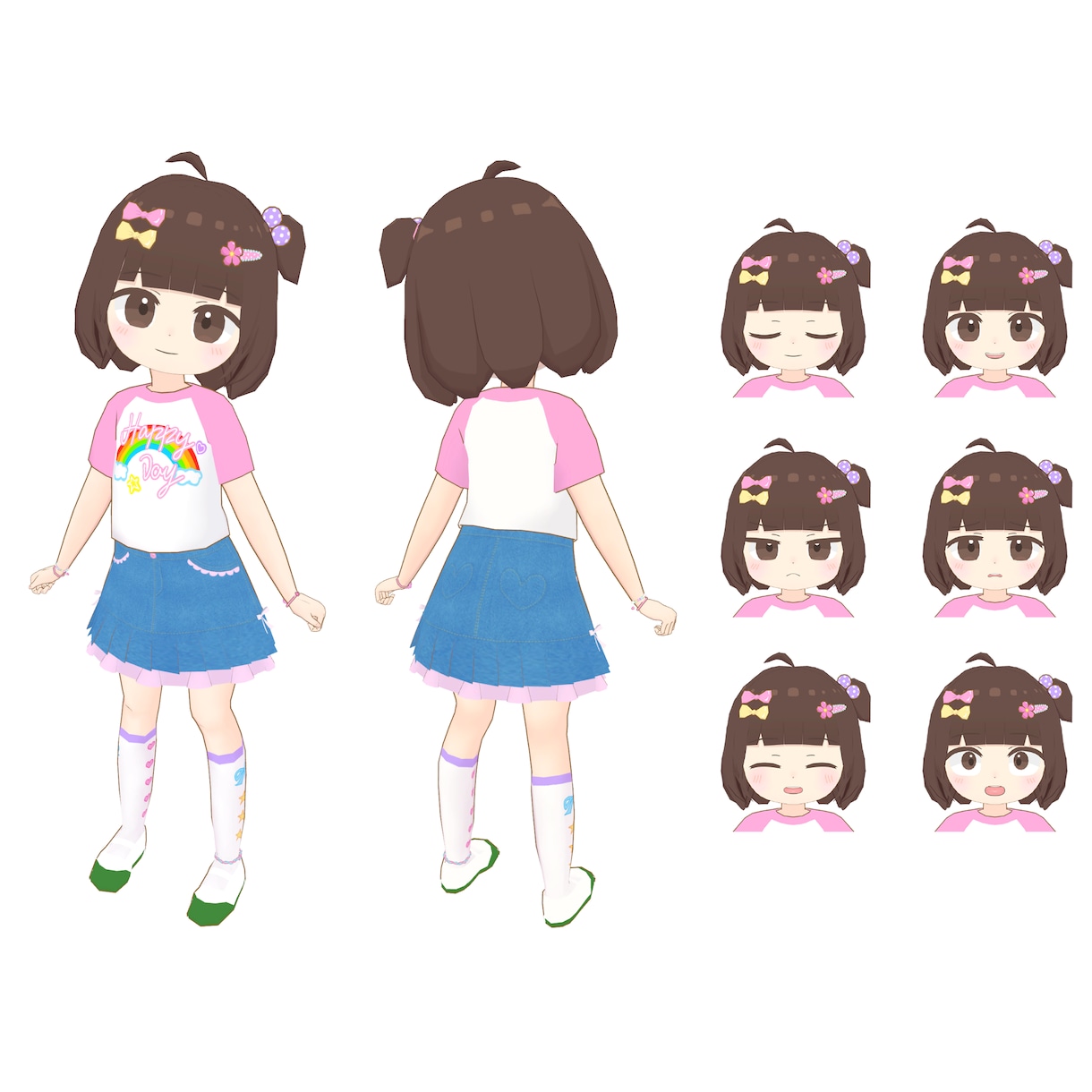 フルスクラッチ3Dモデル制作します 一緒にあなただけの3Dキャラクターモデルを作りませんか イメージ2
