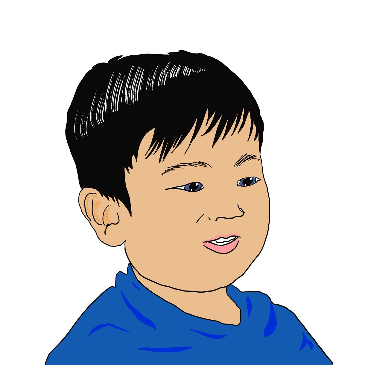 プレゼントに最適！似顔絵描きます 写真数枚送っていただくだけで大丈夫です。 イメージ9