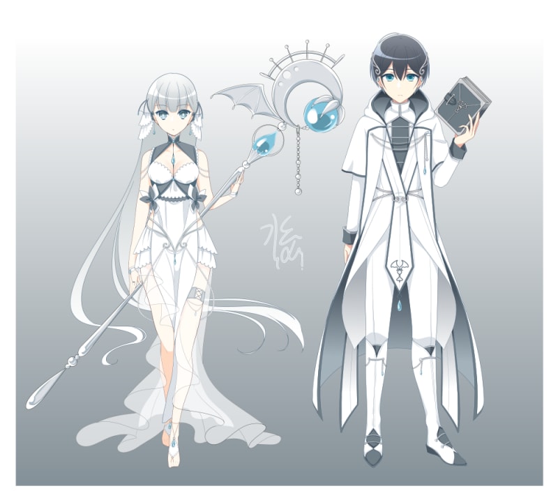 キャラクター立ち絵制作いたします イメージ画、ゲーム制作、TRPG等にご活用ください イメージ3
