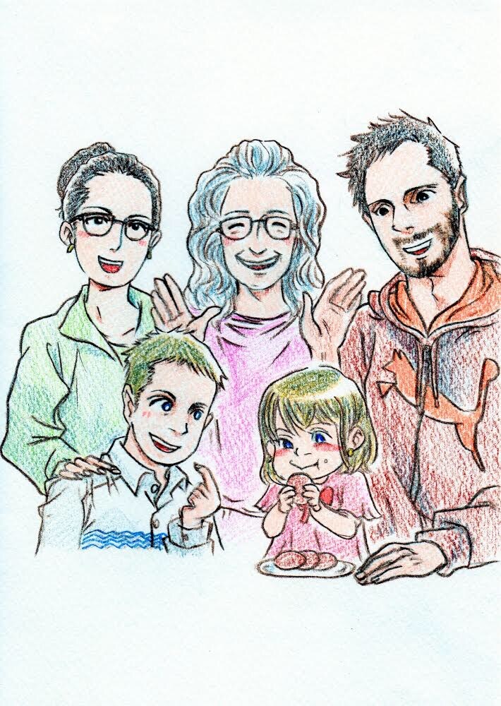 オレンジコース●似顔絵アイコン作ります 似顔絵アイコンで目立ったプロフィールページを作りましょう！ イメージ3