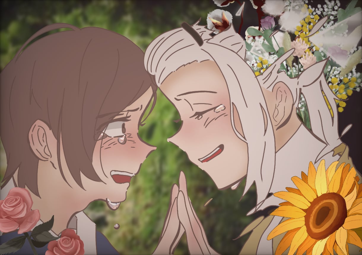 1枚絵、歌ってみた、YouTubeのサムネ描きます お値段以上のクオリティを貴方に!! イメージ2