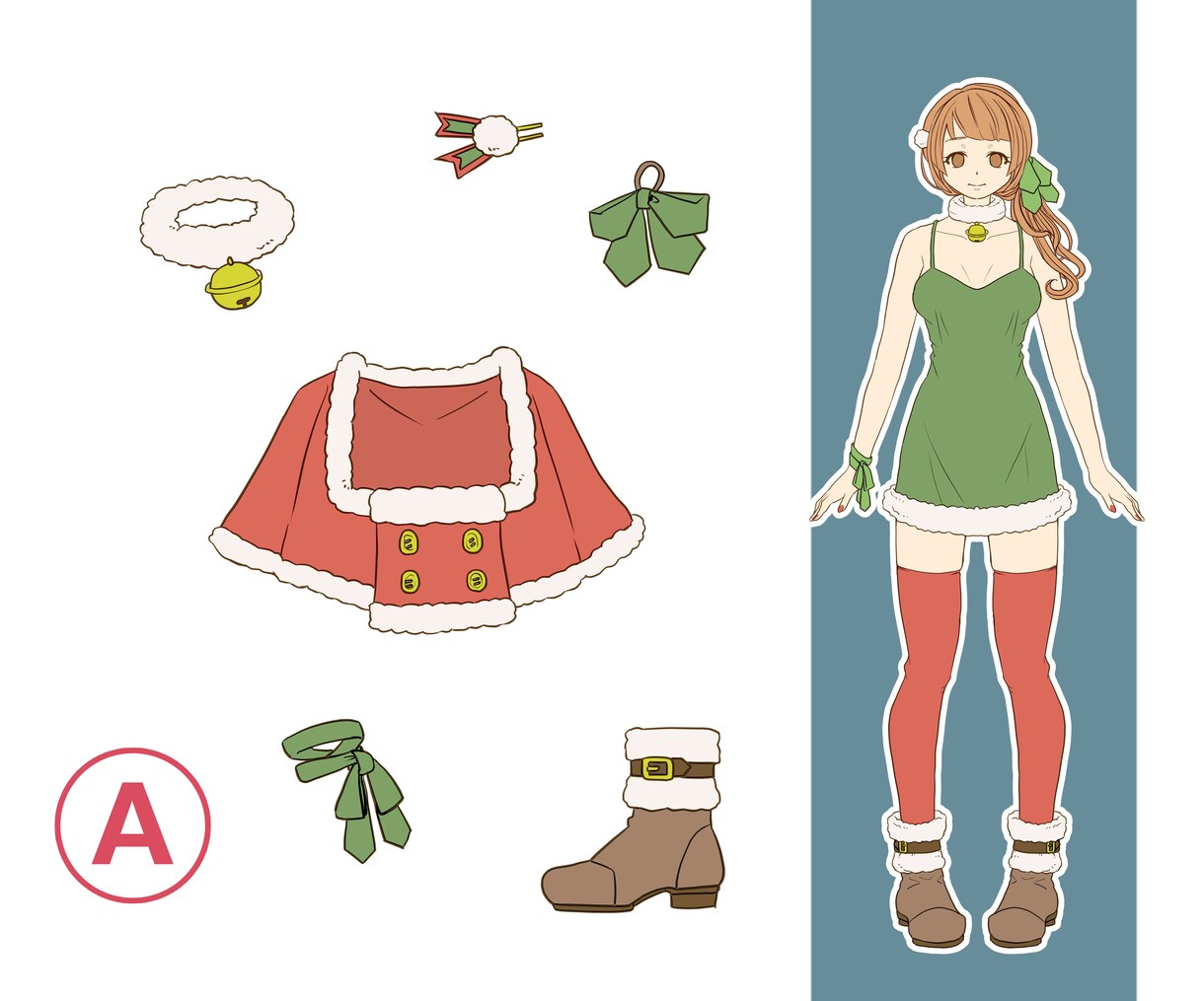衣装【A】or【B】を着せたキャラクター描きます 12/20まで！ポーズ指定OK！商用利用OK！ イメージ4