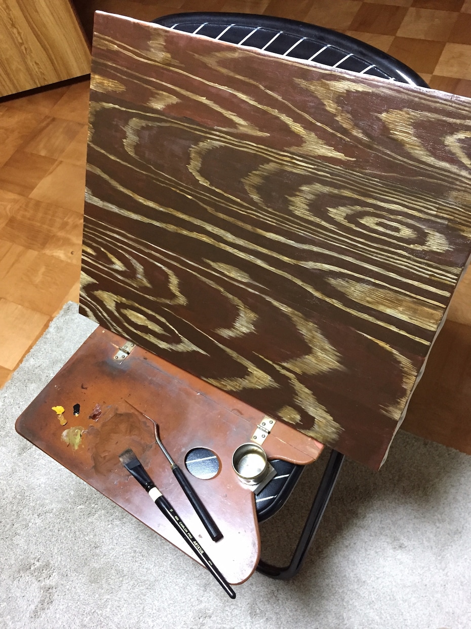 ヴィンテージ風のウェルカムボードお作りします 油彩とドライフラワーを合わせて。こだわりの式にしたい方に イメージ5