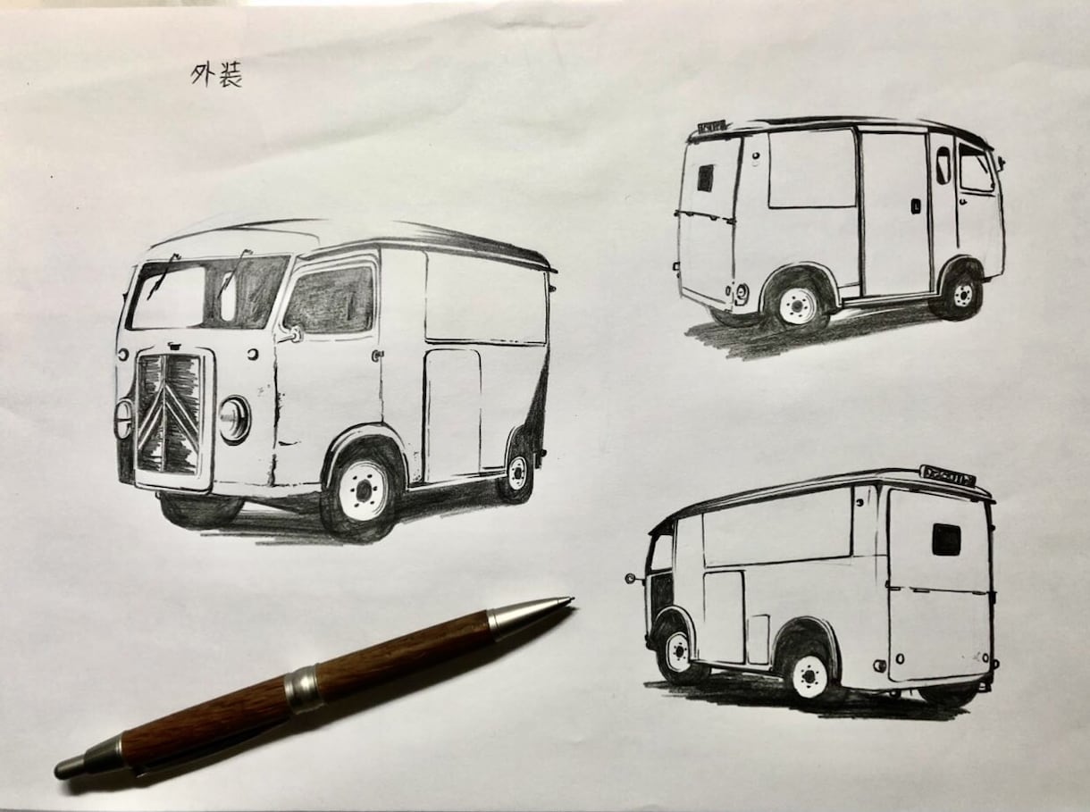 漫画の背景アシスタント承ります アナログ作画でスキャンしたデータを納品致します イメージ7