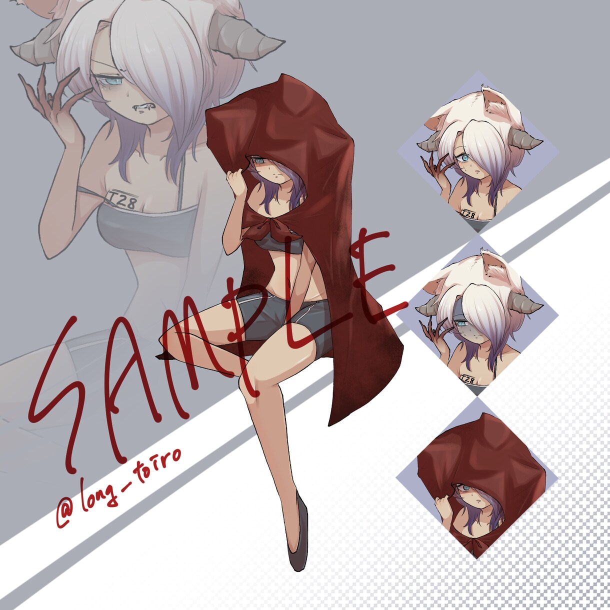 TRPGに使える立ち絵を描きます バストアップ〜全身対応可能　SDキャラもOK イメージ3