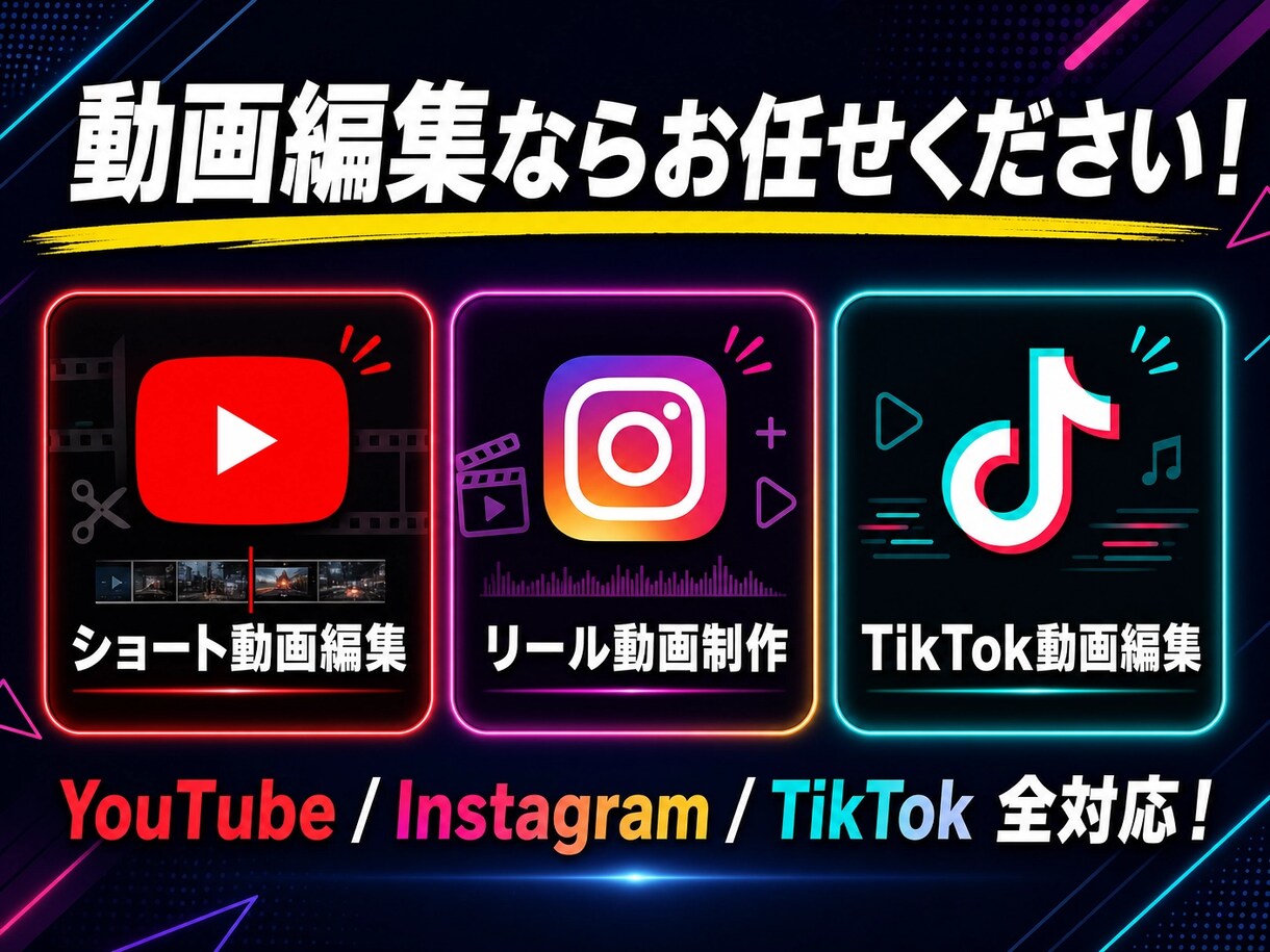 緊急対応：最短即日～編集いたします 納期が厳しい方へ。広告視点でショート動画編集します イメージ2