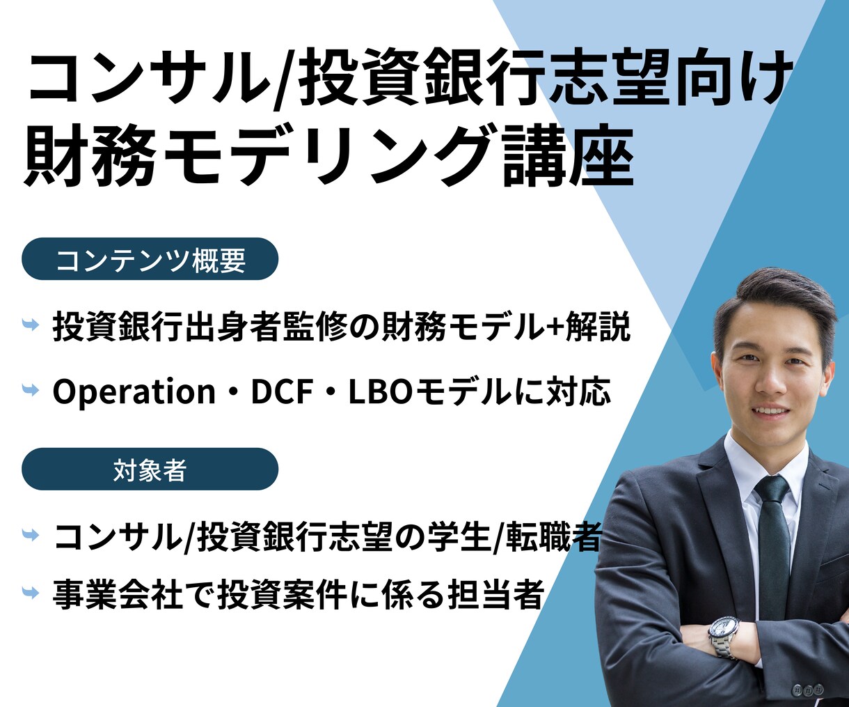 財務モデリングの入門コンテンツを配布します 投資銀行出身のプロが監修した財務モデリング入門モデルです イメージ1