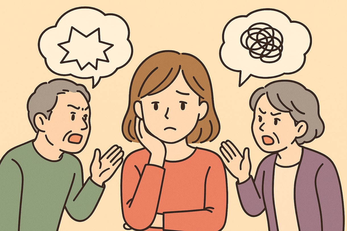 両親・義両親の愚痴、相談承ります 誰にも言えない親問題… 私にお聞かせください◎ イメージ1