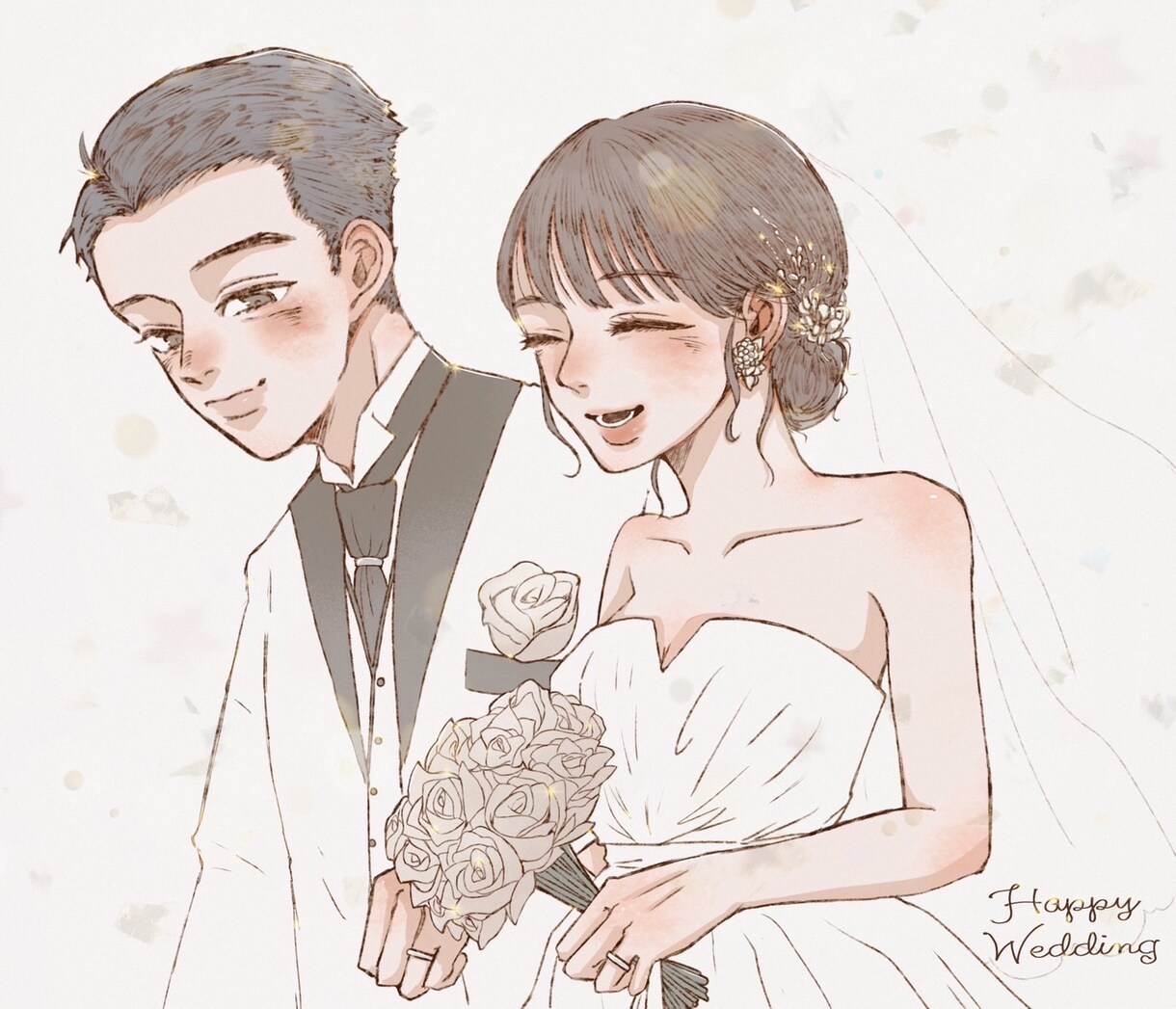 かわいい人物、動物のイラストお描きします SNS、プレゼント、ステッカーなど用途に合わせて作成◎ イメージ2