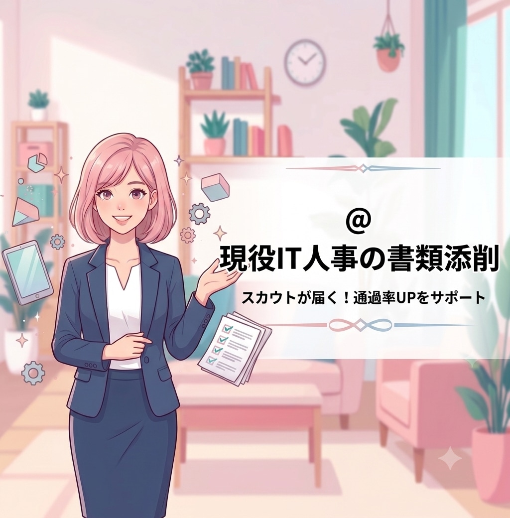 8月特別価格★通過率を上げる経歴書に添削します 月200名の書類選考をする現役IT人事！通過する書類へ赤入れ イメージ1