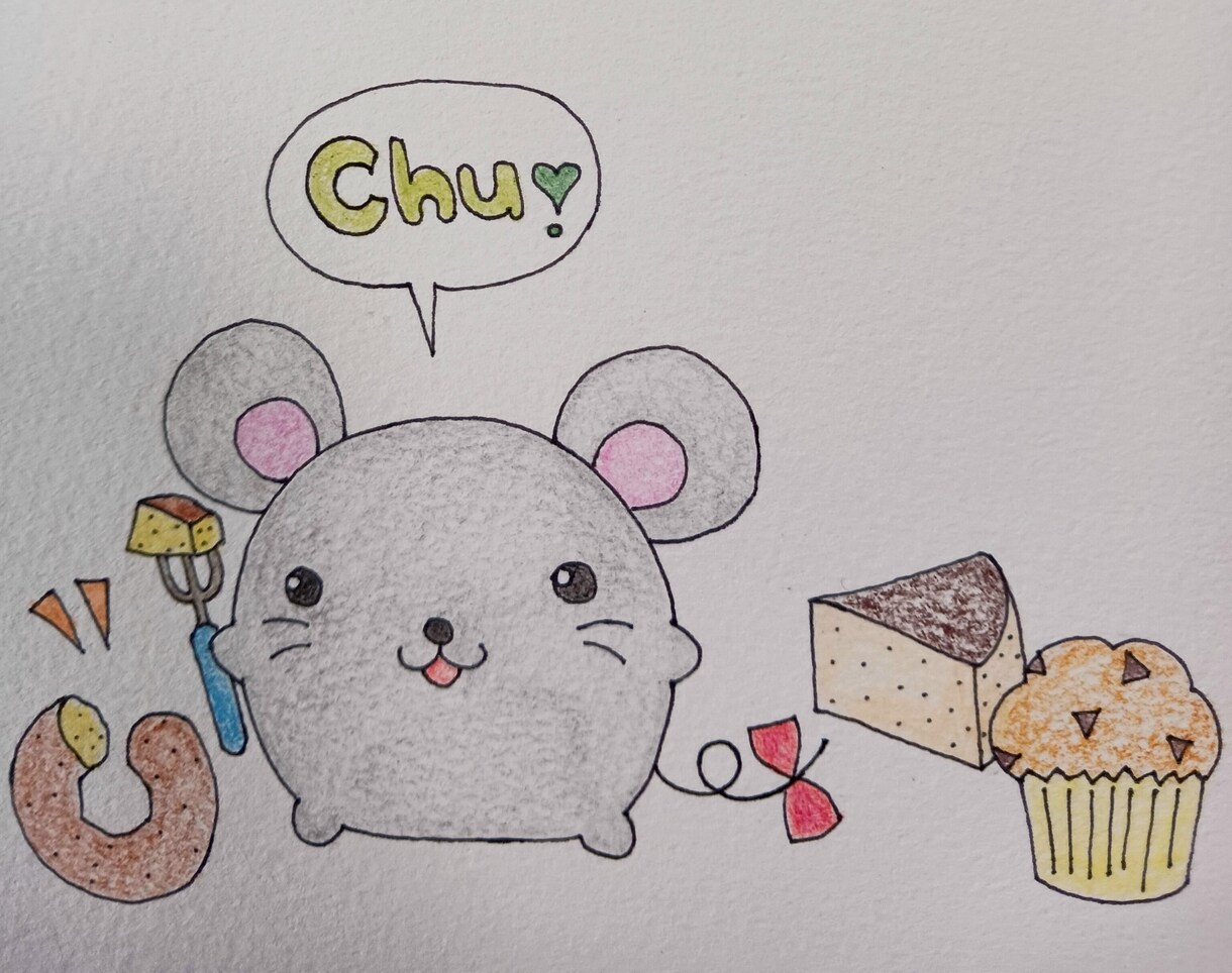 美味しそうな食べ物のオリジナルアイコンを作成します 丸っこい、ゆるい、かわいい顔のついた食べ物に愛着が湧きます☆ イメージ5