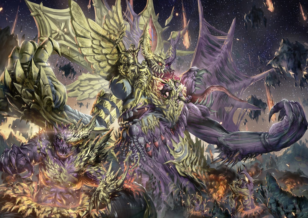 MAKING ILLUSTRATION 描きます 写真を合成した、リアルモンスターイラスト イメージ2