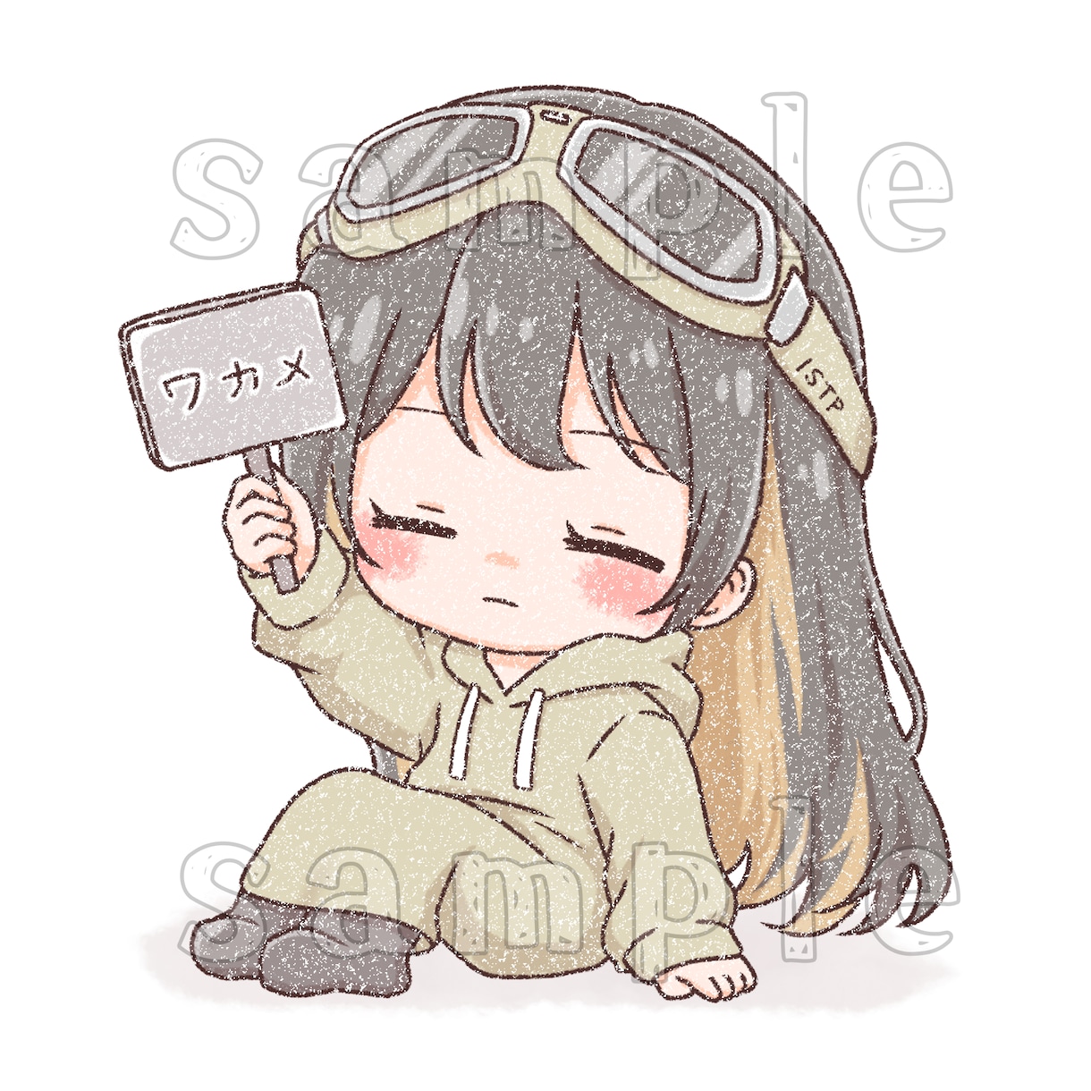 クレヨン風ゆるふわイラスト制作します 自分だけのアイコン、待受、トーク背景を★多様性あり！ イメージ8