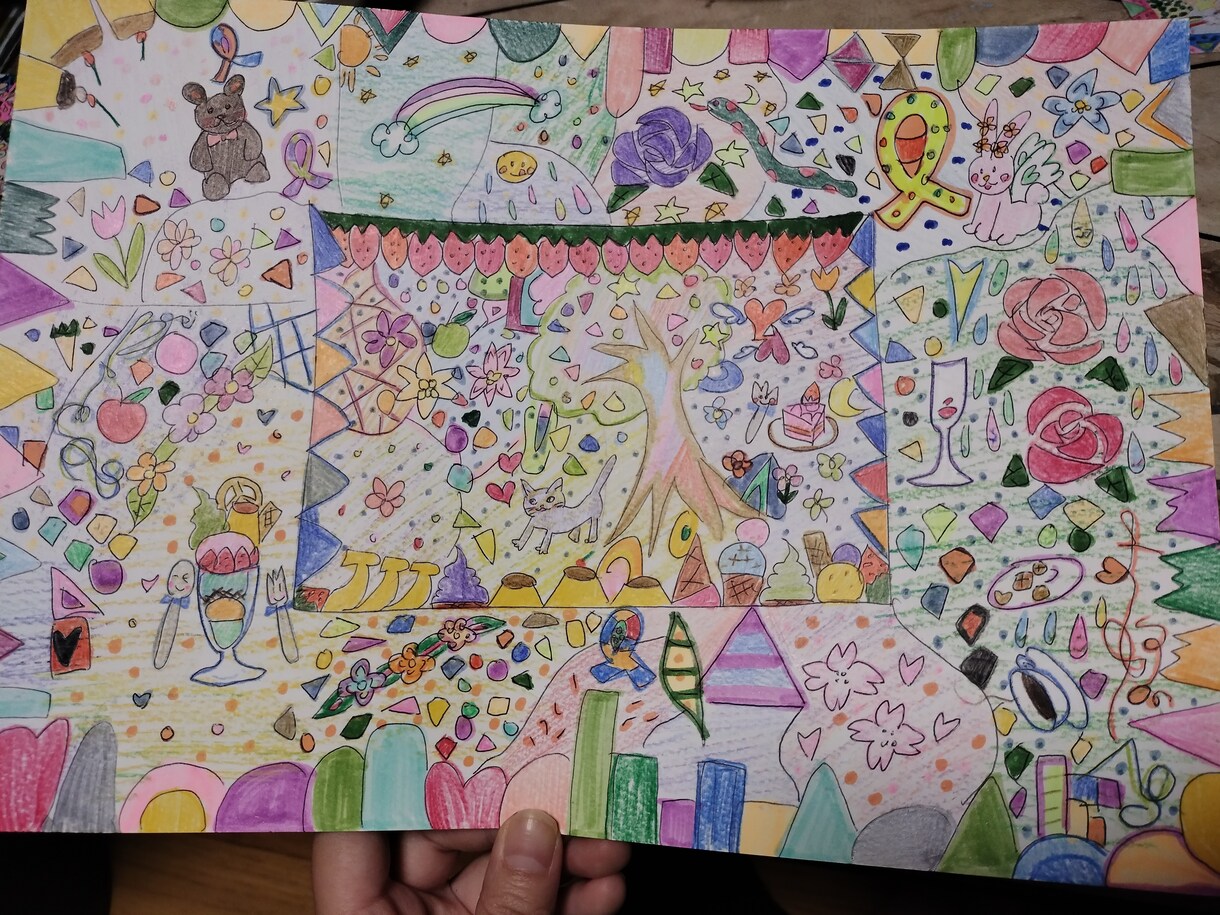 カラフルでかわいいポストカードを描きます 部屋に飾ると明るく！ポストカード、似顔絵！アナログです。 イメージ5