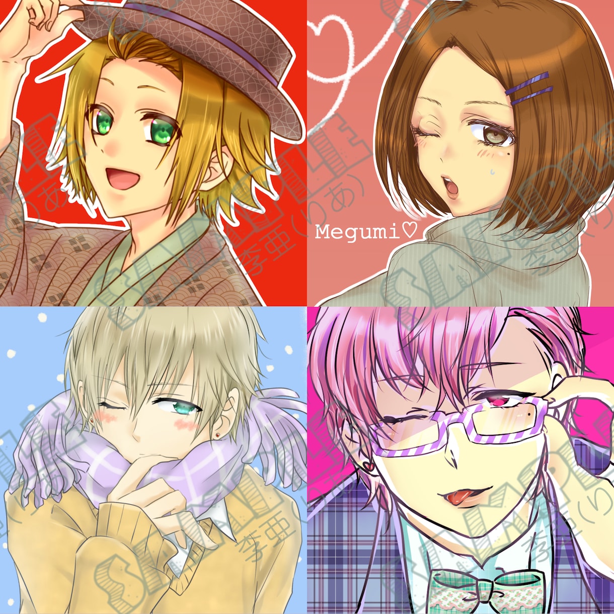 男女キャラ問わずアイコン用イラストを作成します カッコイイから可愛いまでお任せください！ イメージ5