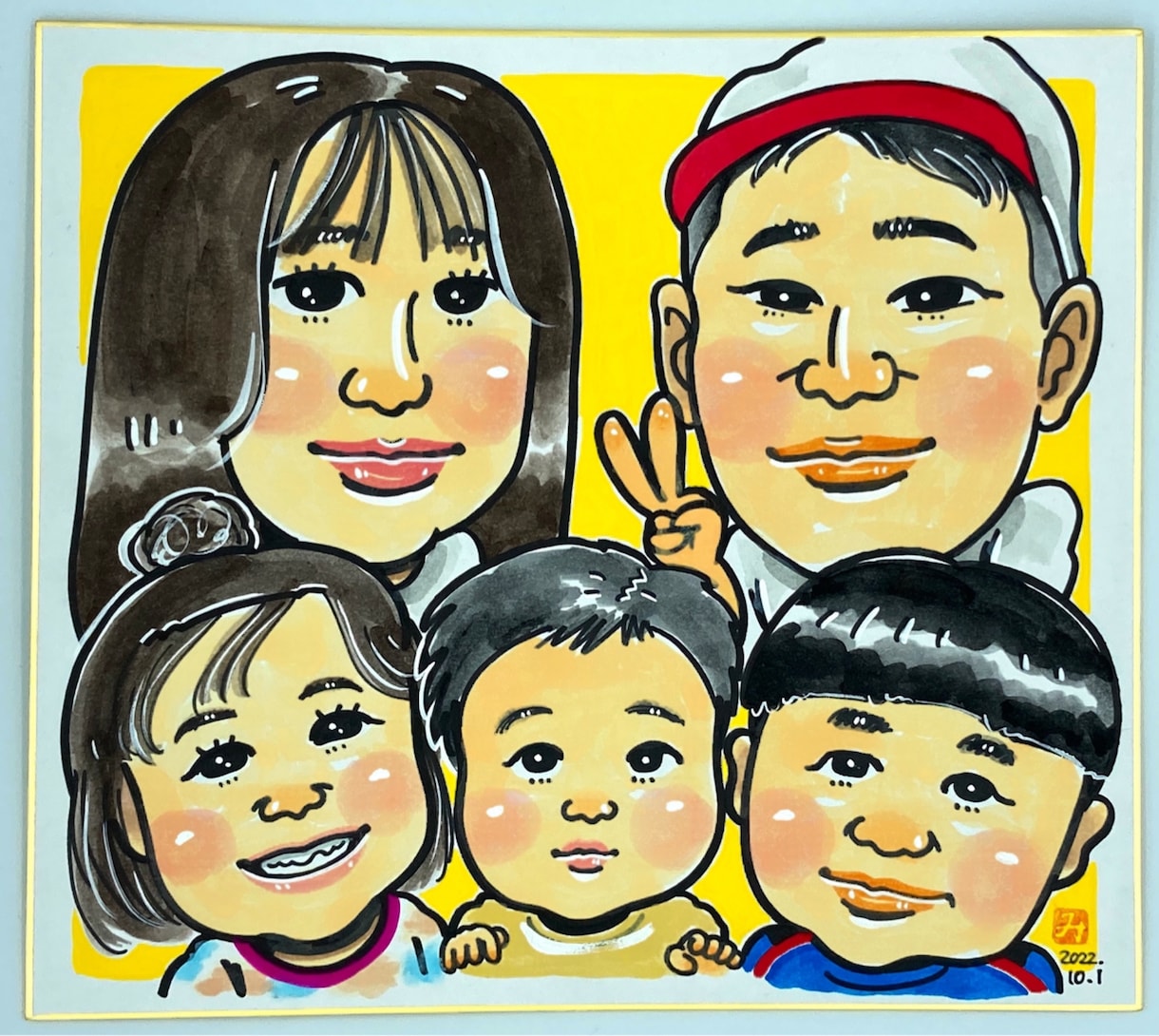 フジTV「いいとも！」似顔絵マスターが描きます 5名様の似顔絵をお描きします。 イメージ1
