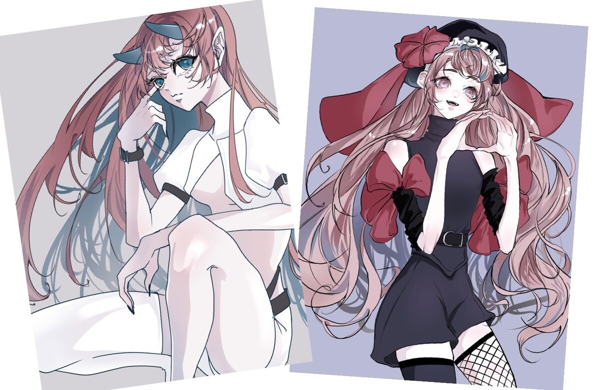 可愛い系から綺麗系まで！魅力的な女性を描きます アイコン、ヘッダー、歌みた等に！ イメージ3