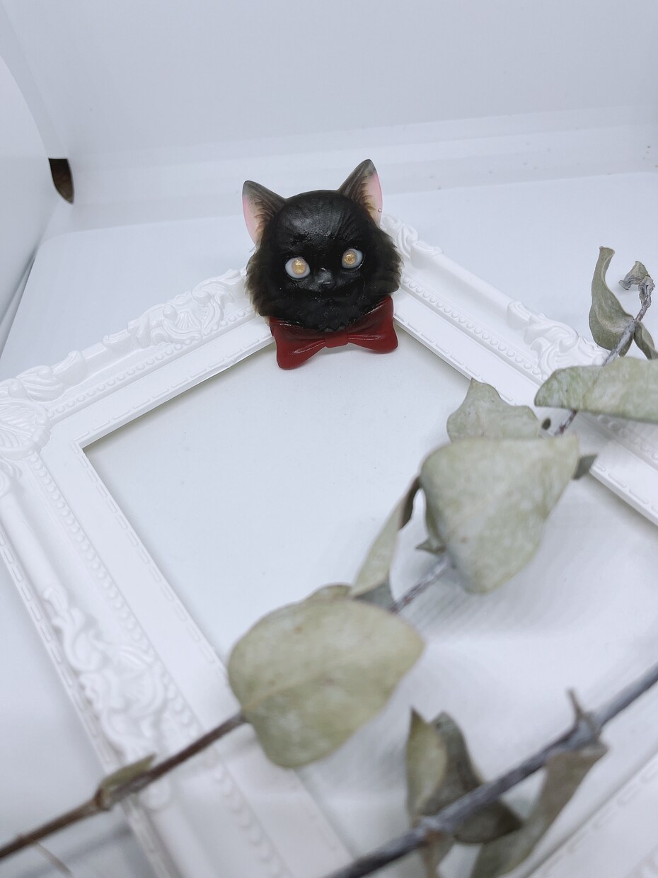 お宅のねこちゃんブローチお作りします 大切な家族ねこちゃんのブローチをお作りします...♪*ﾟ イメージ3