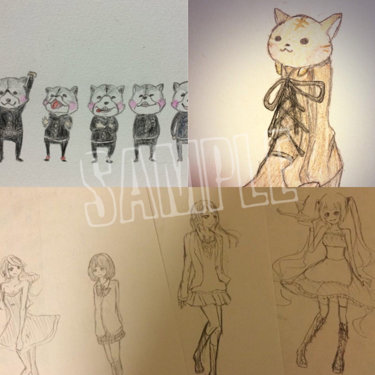 ゆるっと似顔絵、イラスト描きます 細かい指定も大歓迎！トプ画、お誕生日などに！ イメージ2