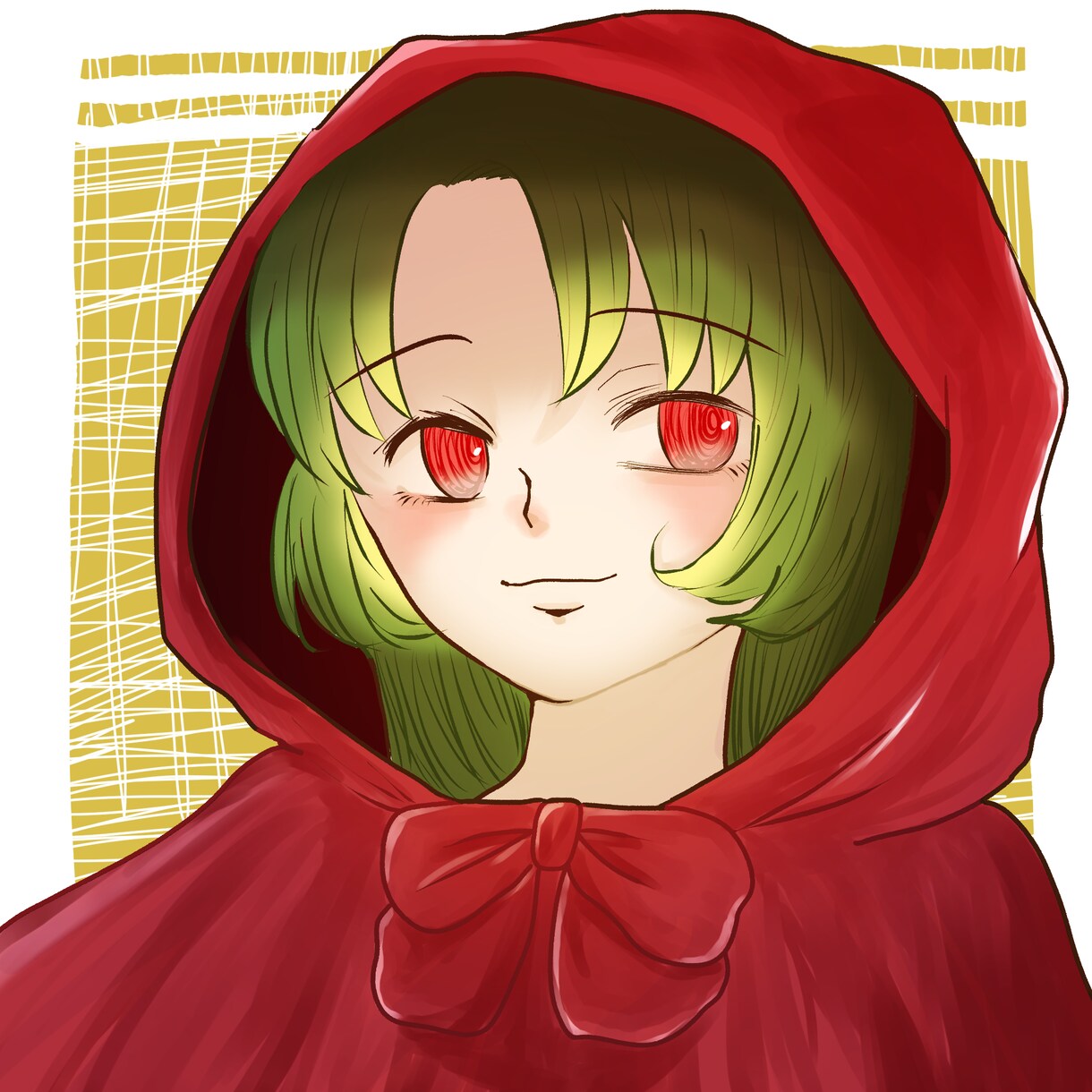 モチーフのある女の子のイラスト描きます SNSアイコンなどにご使用いただけます イメージ1