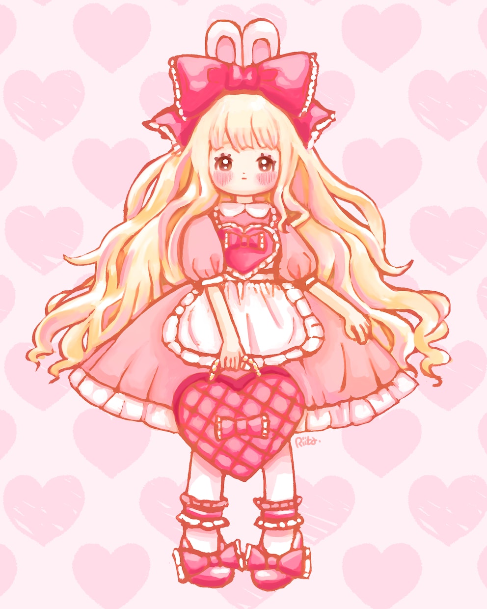甘くて可愛いイラスト描きます ♡アイコンや一枚絵,キャラクターデザイン等♡※商用利用可 イメージ1