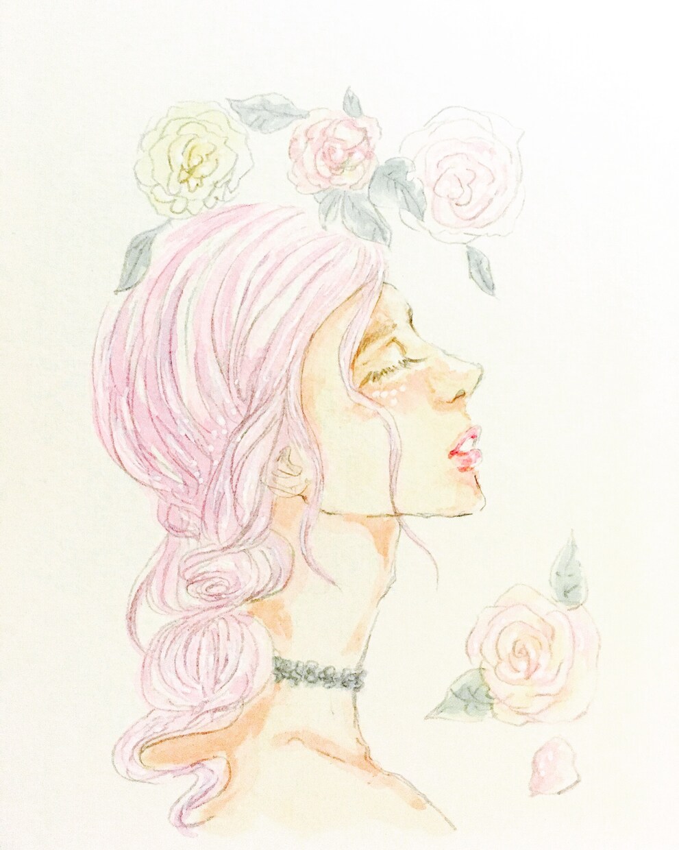 水彩画お描きします 淡く、儚い雰囲気がお好きな方へ イメージ2