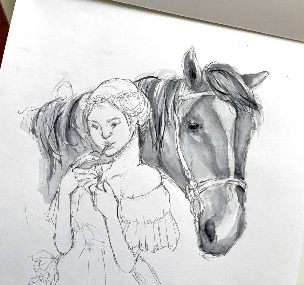 ペットやご希望の動物を水彩画/鉛筆画にします リアル&アートに水彩/鉛筆画に仕上げます！ イメージ6