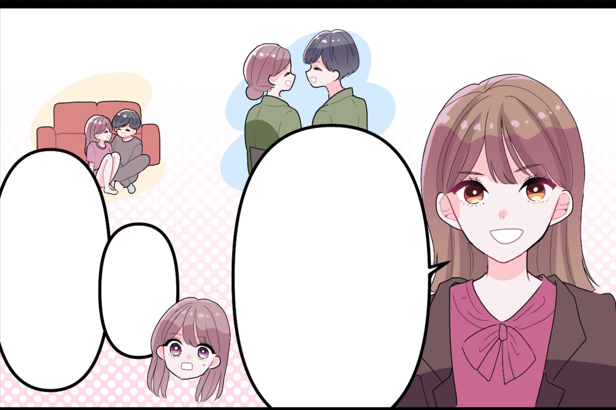広告・LP漫画・個人など！★カラー漫画制作します 美容系広告・カワイイ系イラストならお任せください！ イメージ2