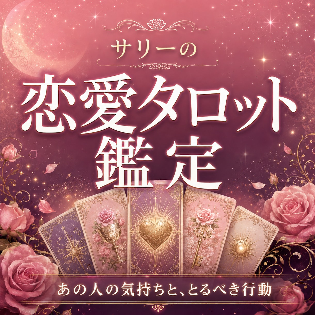 7月までの特別価格　匿名OKあなたの恋愛を占います 相手の気持ちを読むだけで終わらない恋愛タロットです イメージ1