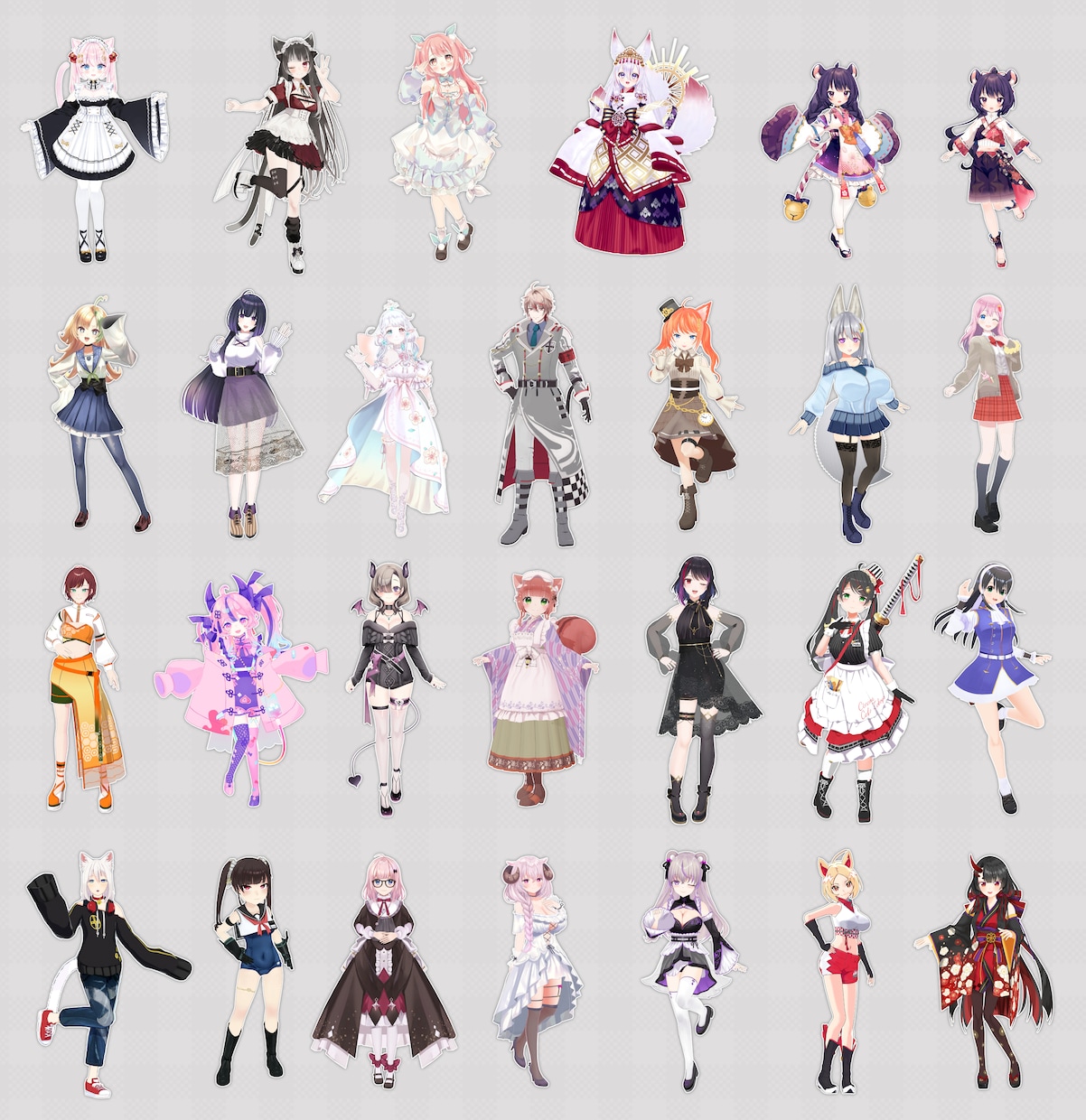 Vtuber、VRChat向け3Dモデル制作します blender、Vroidで作成いたします。 イメージ3