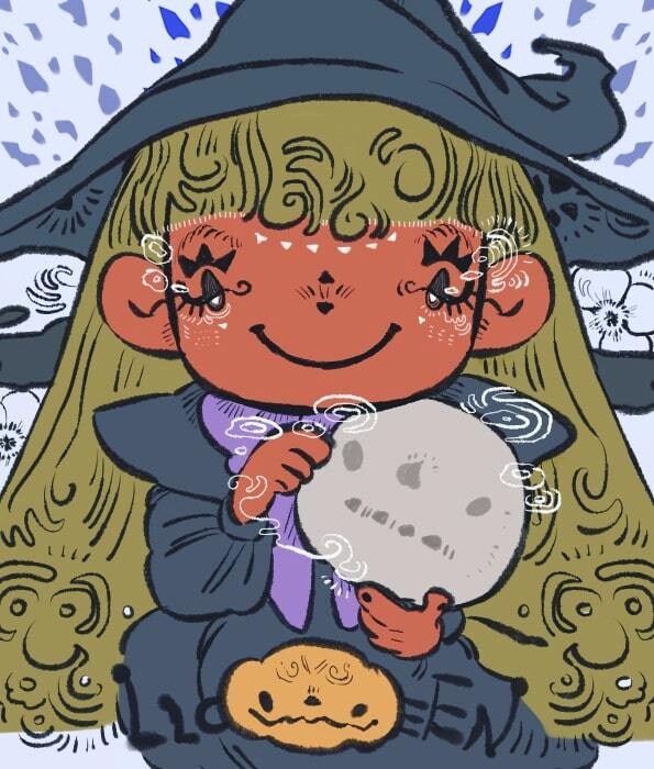 ミニキャライラスト・アイコンを製作します ハロウィンを愛する絵描きがレトロチックな作品をお描きします！ イメージ5