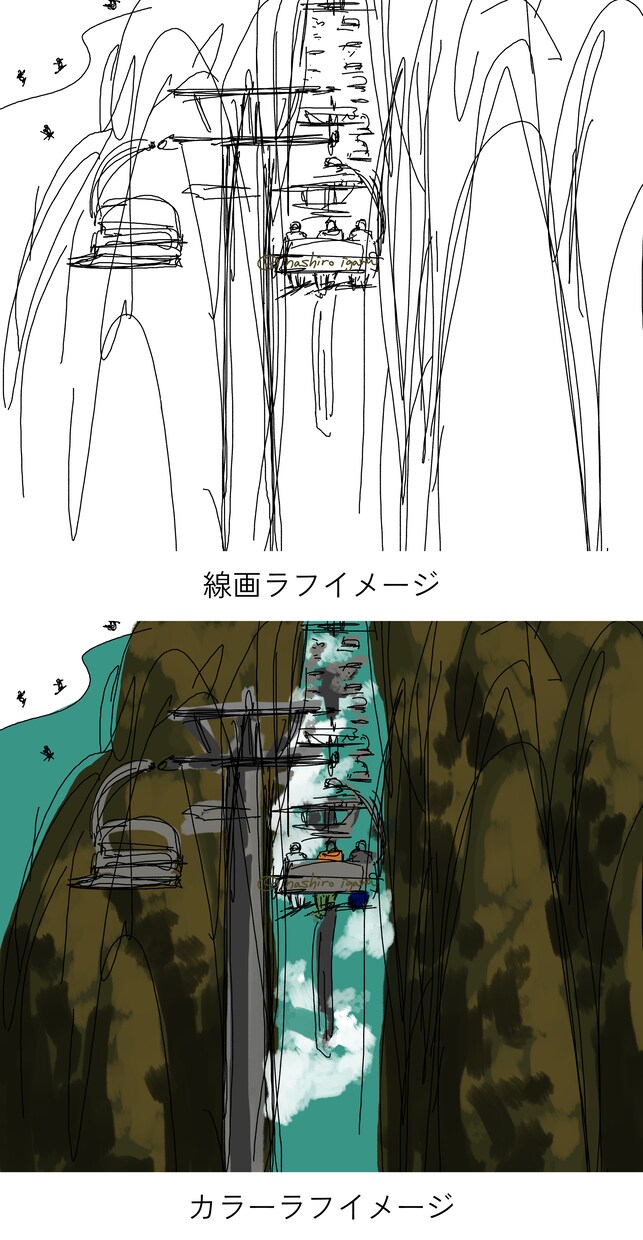 目に留まる一枚絵！少し不思議な風景イラスト描きます 書籍の装画やMVイラストなどにぜひ！ イメージ6
