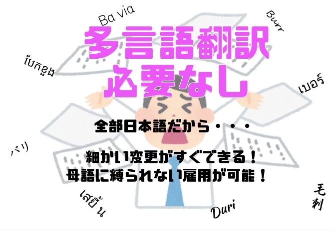 やさしいにほんごで業務マニュアル作成します 元日本語教師が海外で働いた経験を活かします！ イメージ6