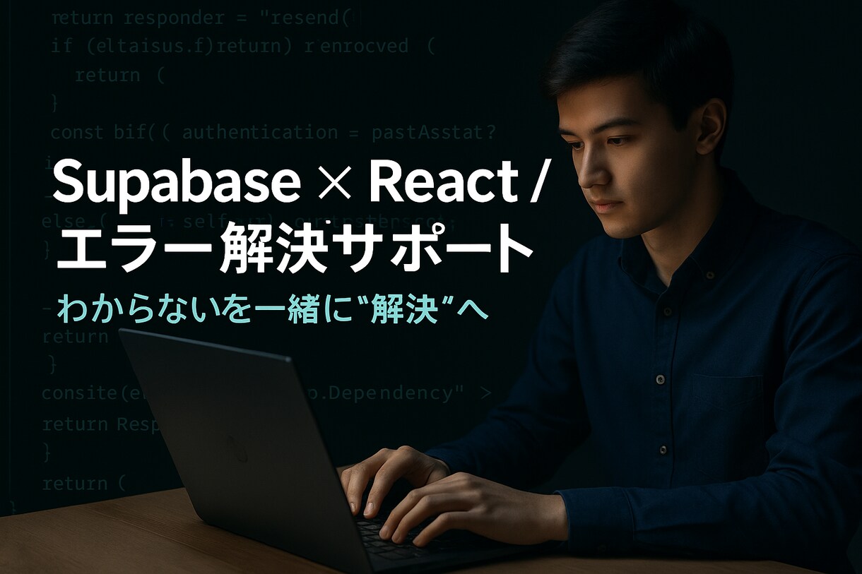 Reactなどのエラーを一緒に解決します React 初心者向け・わかりやすく丁寧にサポート イメージ1