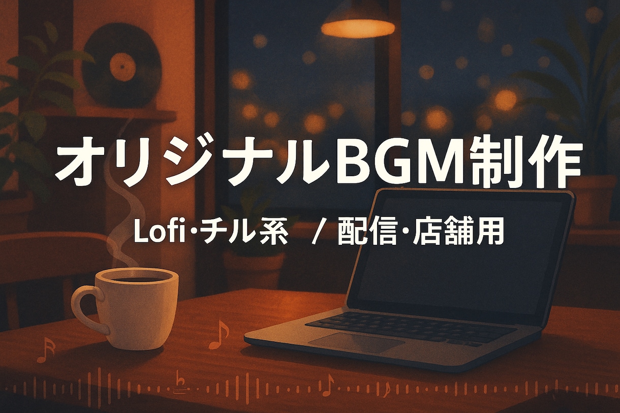 おしゃれで心地よいLofi系BGM作成します 配信者様・Vtuber向けLofiBGM制作 イメージ1