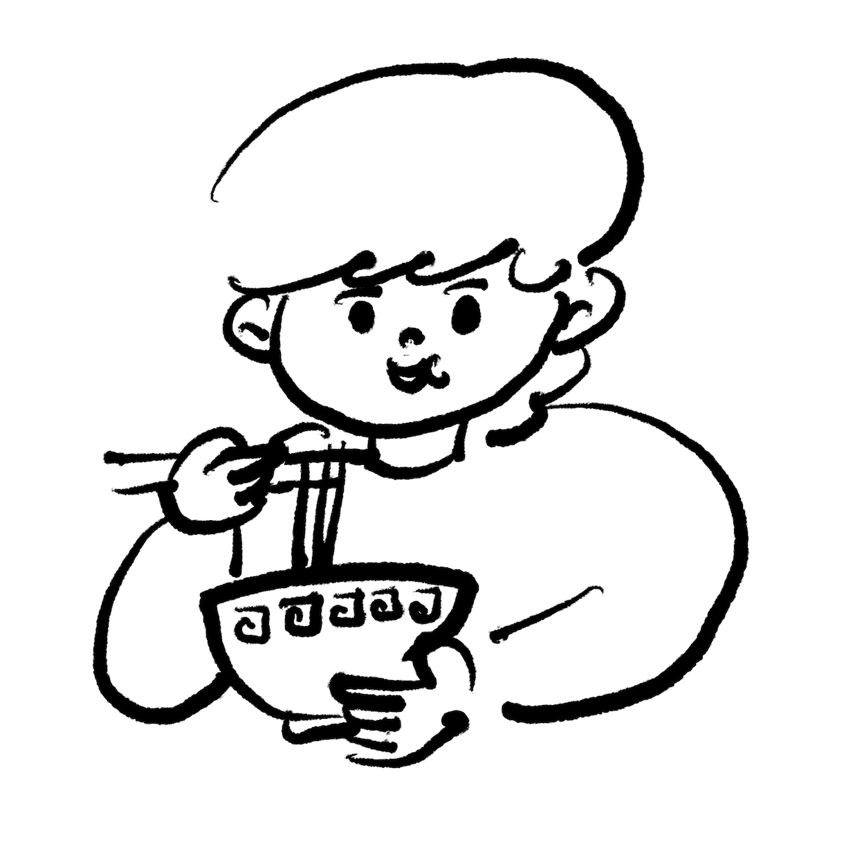 ゆるっとした手書き感のあるイラスト描きます SNSアイコンや名刺などにオリジナルイラストを イメージ8