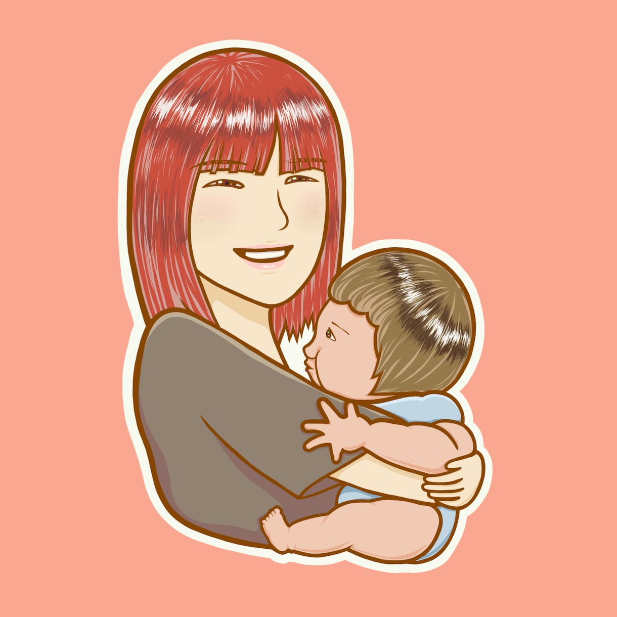 アイコンに使える可愛い似顔絵描きます ご自分に自信のない方必見！あなたのいい所を引き出します！ イメージ1