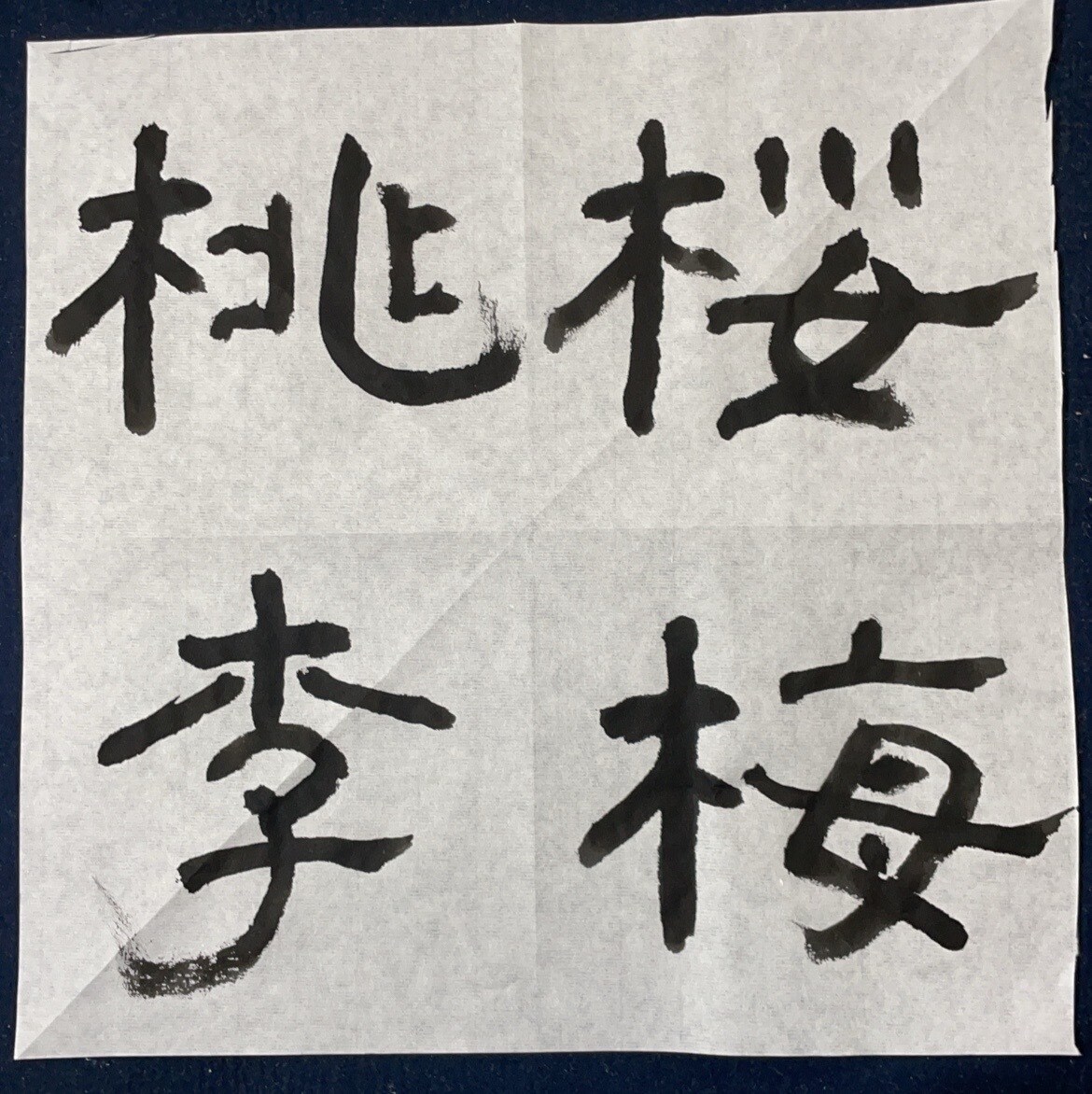 隷書の色紙作成いたします。細筆で作成します 色紙、35✖️35サイズの文字を書かせていただきます。 イメージ3