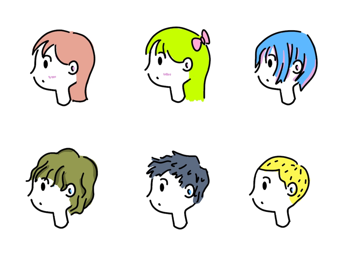 シンプルでかわいいイラスト描きます Webメディアやスライドなど、商用にも使えるイラスト イメージ2