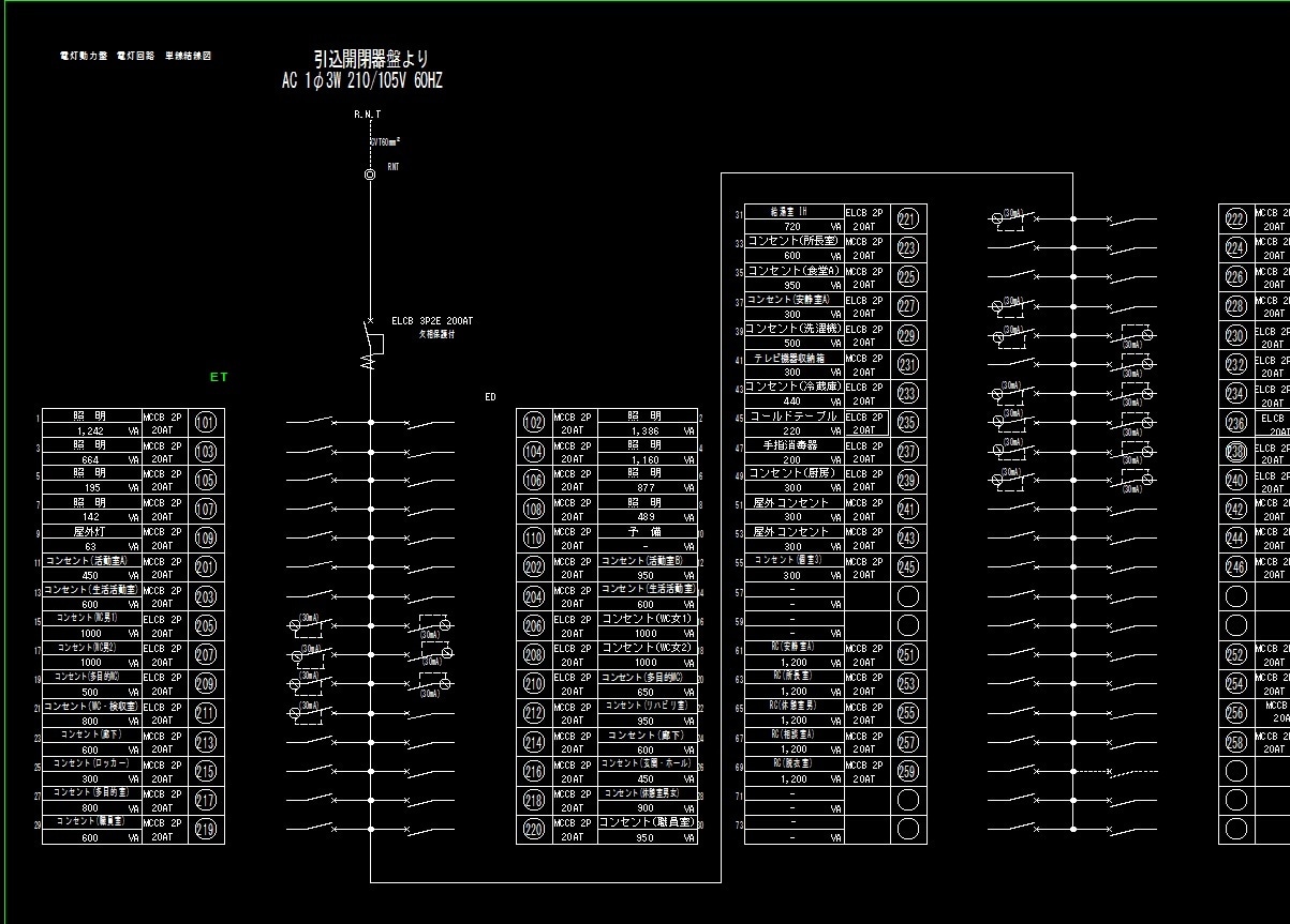 単線結線図を作成します 分かりやすい単線結線図を作成します イメージ1