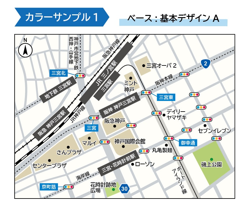 地図・案内図を分かりやすく作成します 何度も修正OK！商用利用可！チラシ・HP・名刺など幅広く対応 イメージ5
