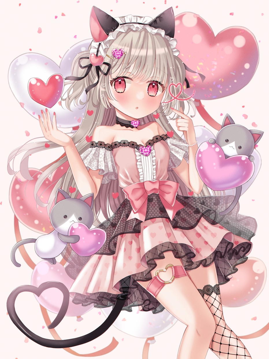 Vtuberやふわふわした女の子イラストを描きます ◎1枚絵や立ち絵、パーツ分けはお任せください！ イメージ9