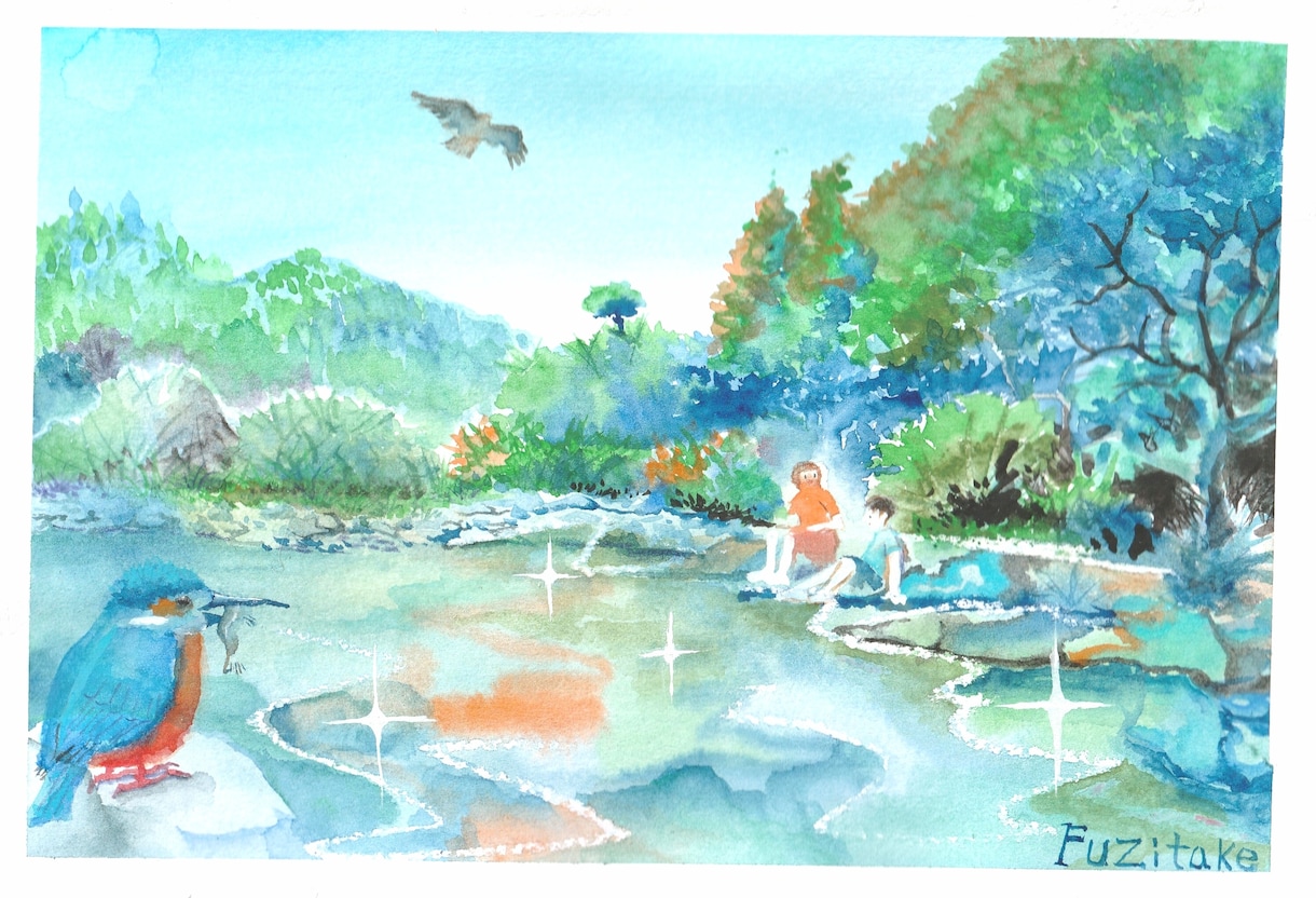 思い出の風景描きます いつまでも忘れられない、思い出の風景お描きします。 イメージ2