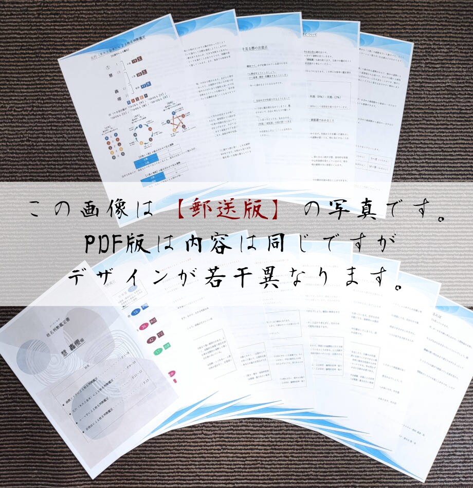 占いたいむず鑑定室 姓名判断鑑定書【PDF版】ます 合計15ページ超 / 約7,000文字以上の鑑定書 イメージ2