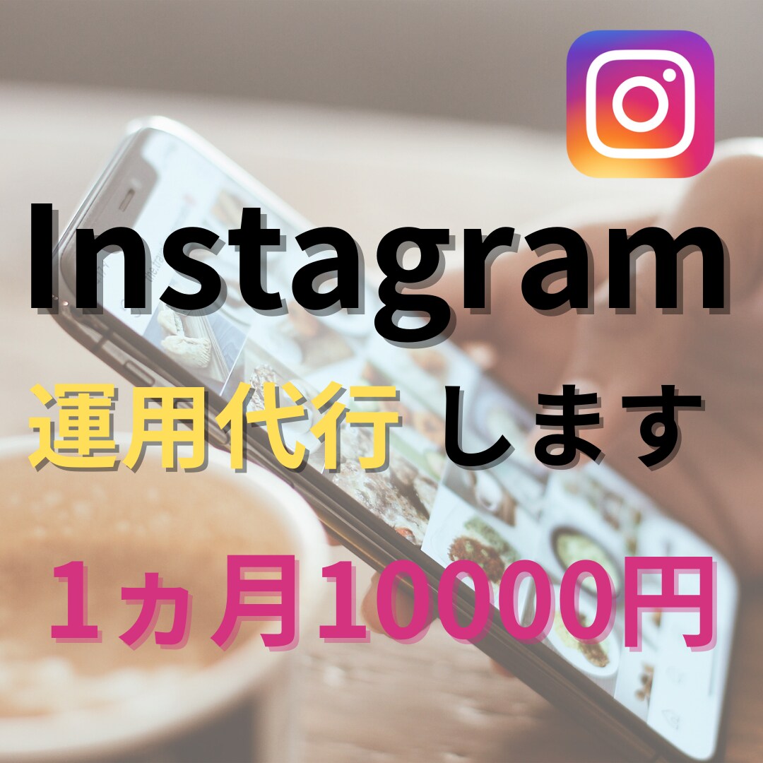 Instagramの運用を最安値で代行致します 運用にお悩みの方、ニーズに合わせて丁寧に対応いたします イメージ1