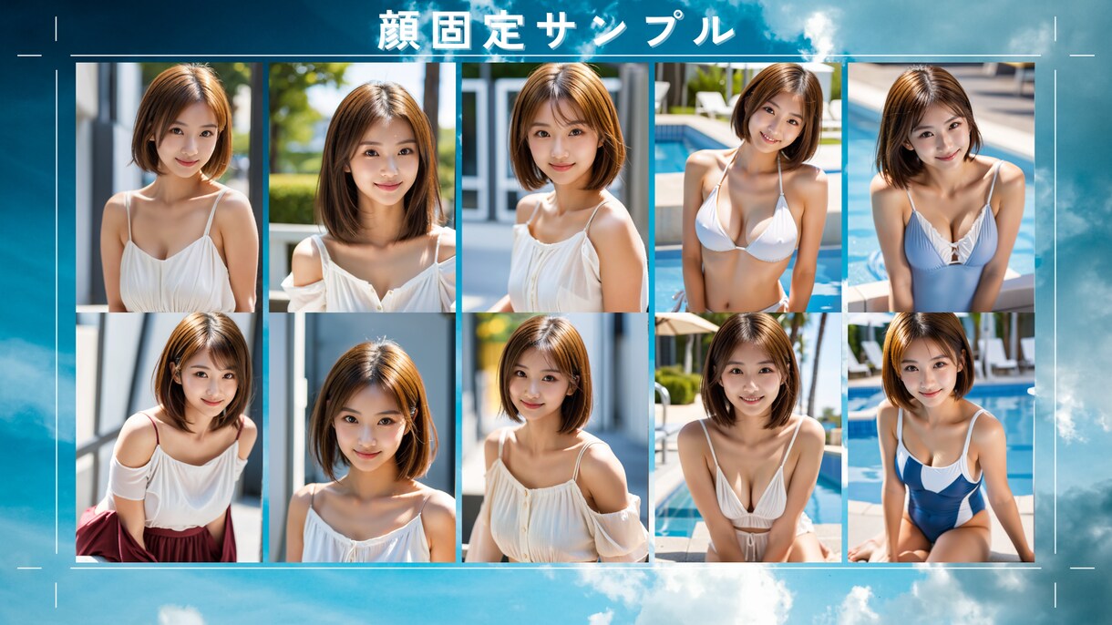 画像生成代行します バナー広告やSNSで目を惹く美女を使いたい！ イメージ2